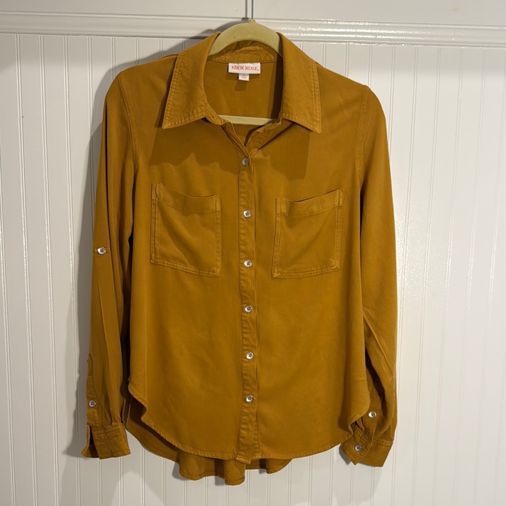 Knox Rose Mustard Button-Up Shirt